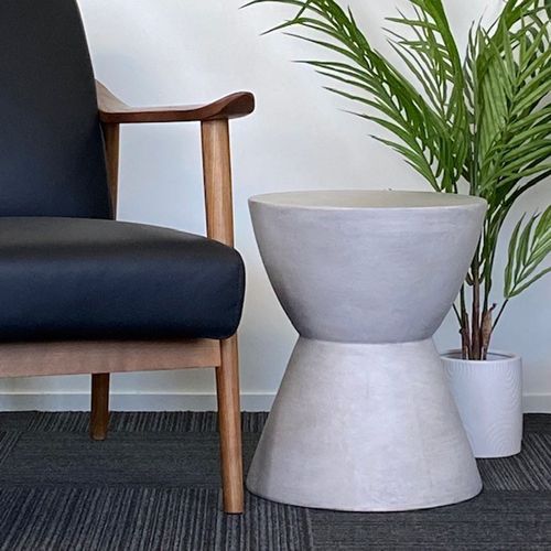 Westside Round Accent Table - Stonewash