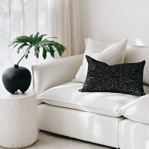 Element Earth Side Table / White