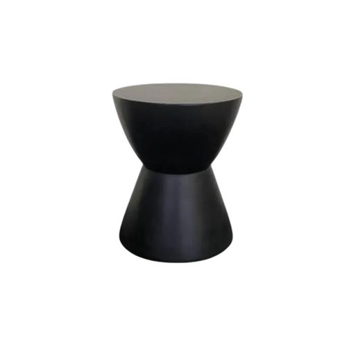 Westside Round Accent Table- Black