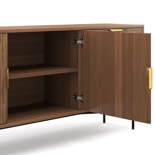 Kina Ripple Slatted Sideboard | 180cm | Light Walnut