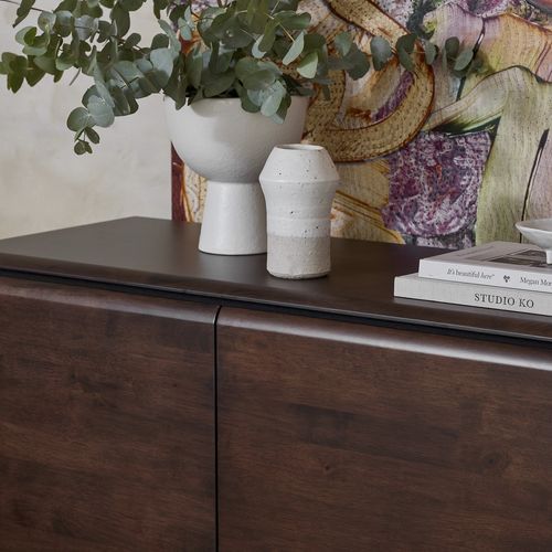Casa Hardwood Sideboard Buffet | Arabica Walnut | 1225m