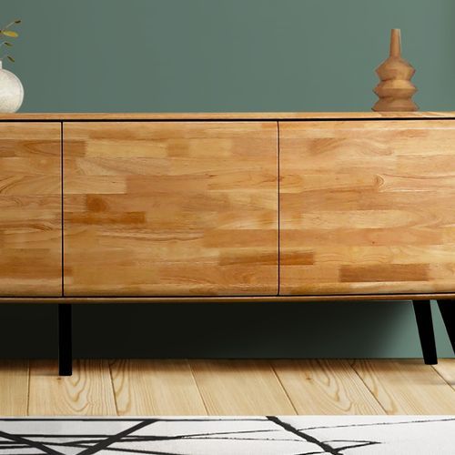 Casa Hardwood Sideboard Buffet | Natural | 2400mm