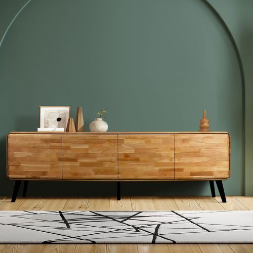 Casa Hardwood Sideboard Buffet | Natural | 2400mm