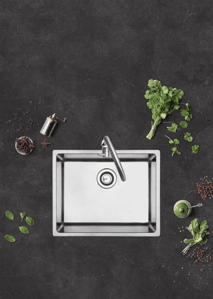 Pressed Stainless Steel Sinks by Mercer