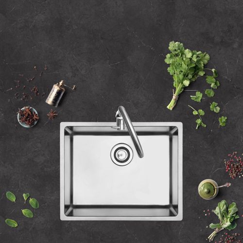 Pressed Stainless Steel Sinks by Mercer