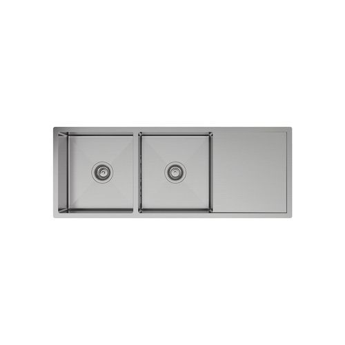 Hana 29L/29L Double Kitchen Sink with Drainer