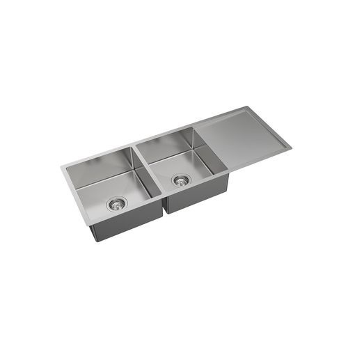 Hana 29L/29L Double Kitchen Sink with Drainer