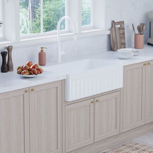 Olivia Single Butler Sink | Large 840 x 460