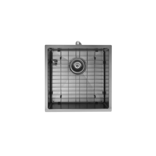 Aspen PVD 400mm Single Kitchen Sink Gun Metal