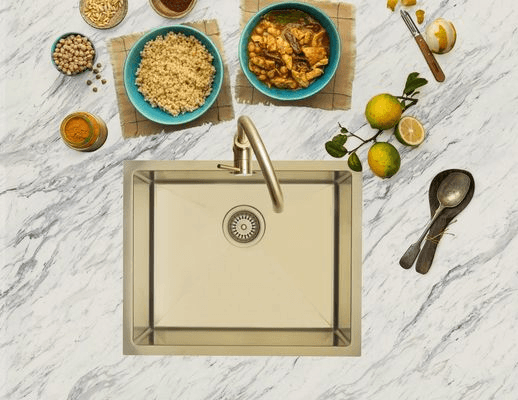 Aurora Coloured Stainless Steel Sinks by Mercer