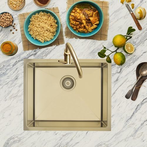 Aurora Coloured Stainless Steel Sinks by Mercer