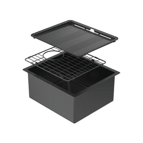 Piazza Square Bowl Black Pearl