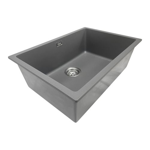 Aura Granite 600mm Single Kitchen Sink Charcoal