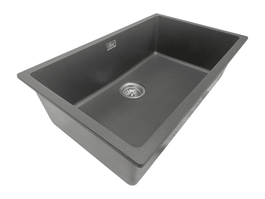 Aura Granite 700mm Single Kitchen Sink Charcoal