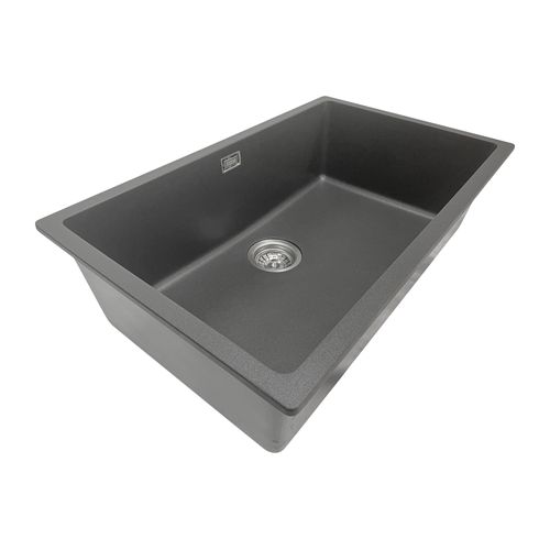 Aura Granite 700mm Single Kitchen Sink Charcoal