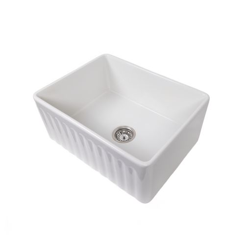 Rose 610x459 Farmhouse Fireclay Single Bowl Sink