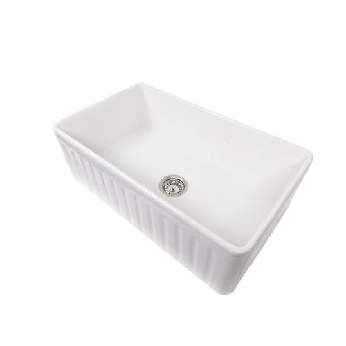 Elodie 760x459 Farmhouse Fireclay Single Bowl Sink