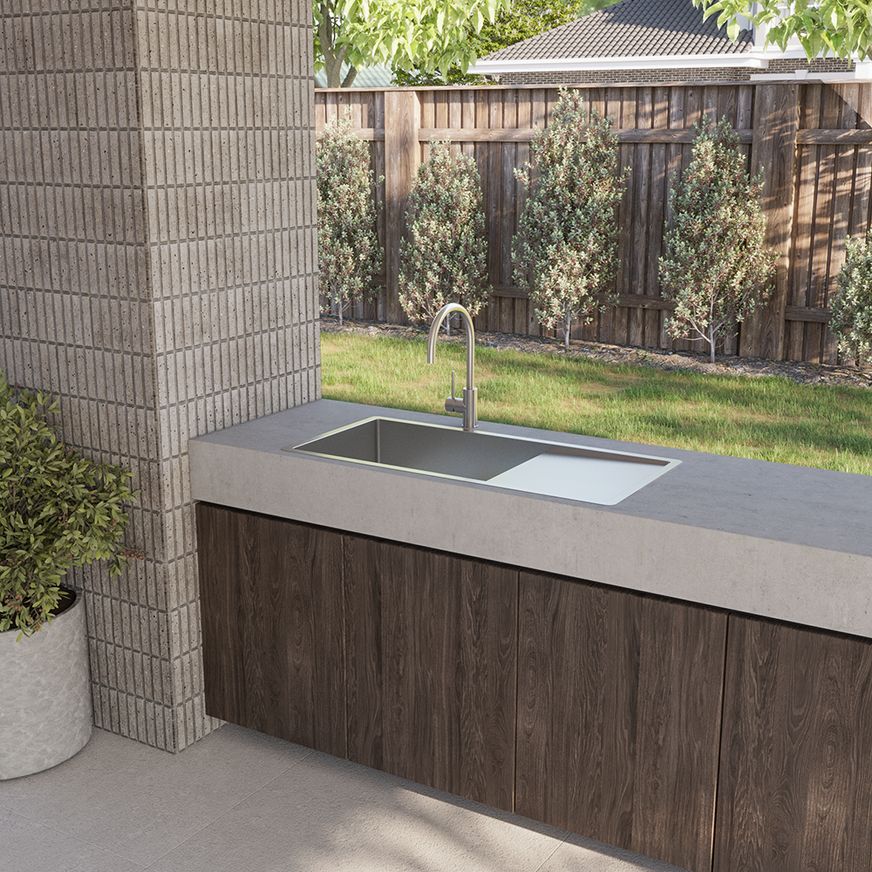 Chandler 950x450 Alfresco 316 Stainless Steel Sink