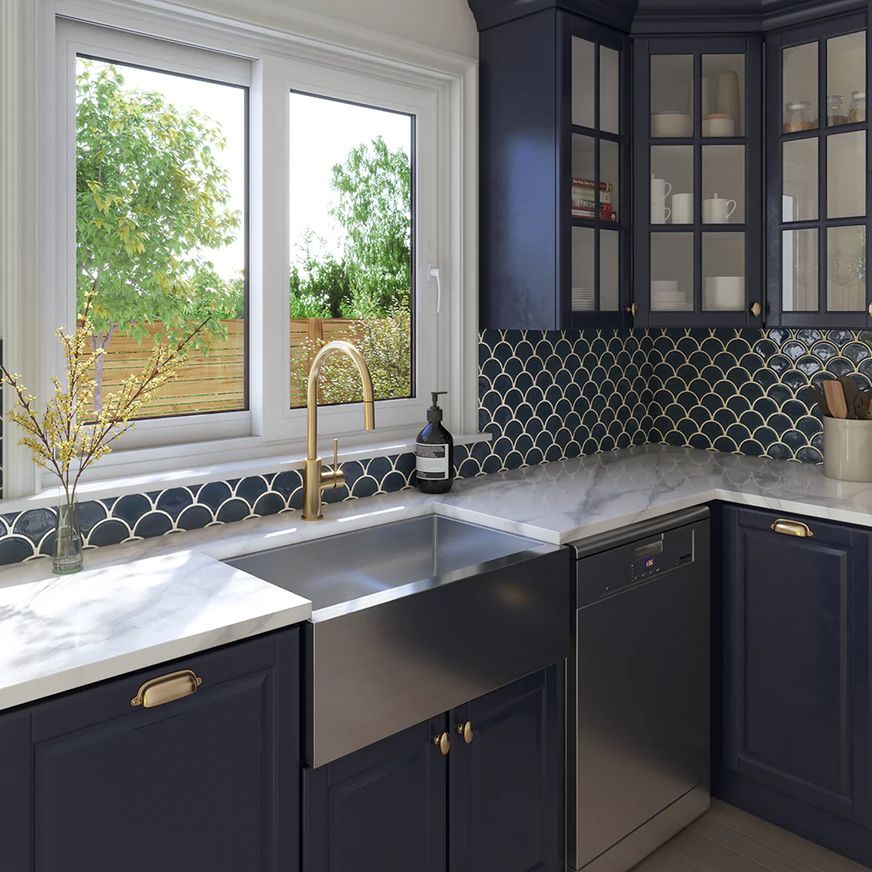 Boden Belfast Stainless Steel Farmhouse Sink
