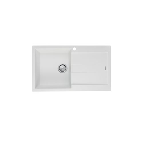 Santorini Single Bowl Topmount Sink With Drainer