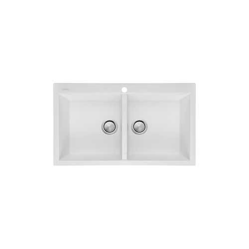 Santorini Double Bowl Topmount Sink