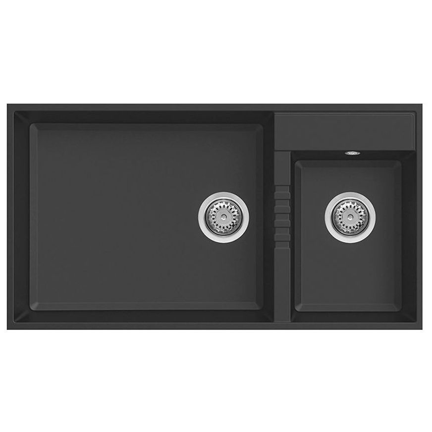 Elleci Square Large Capacity Granite Sink Undermount