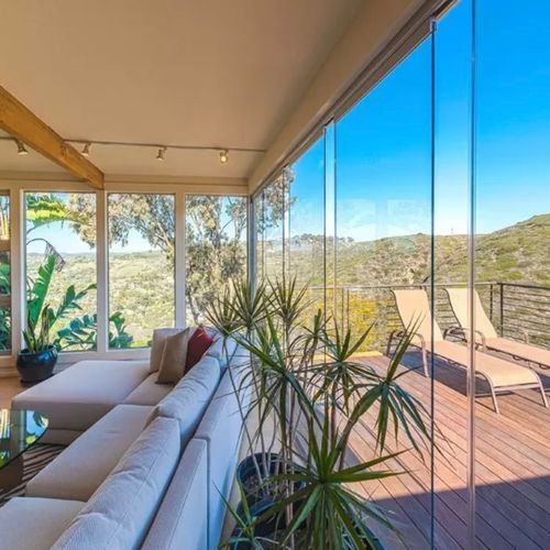Skyline Sliding Frameless Glass Doors