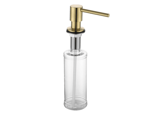 Aspen In-Bench Soap Dispenser Brushed Brass