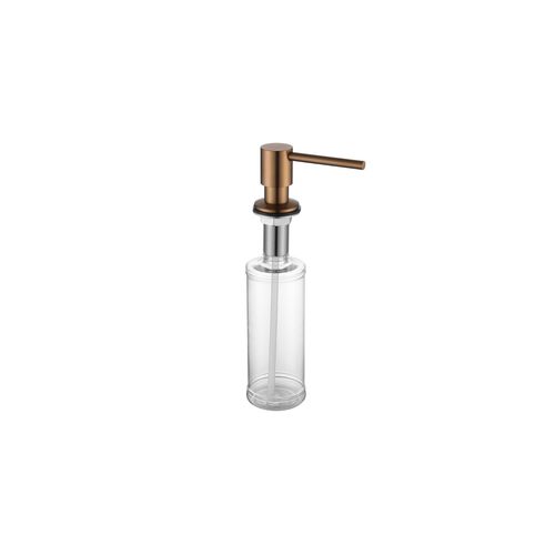 Aspen In-Bench Soap Dispenser Brushed Copper