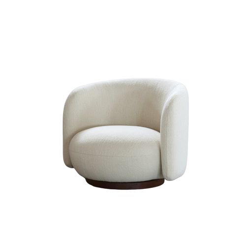 Form Boucle Swivel Chair