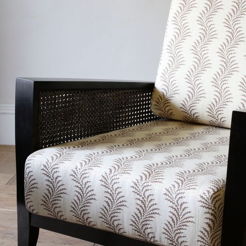 Modern Cane Armchairs