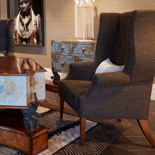 Hamptons Wingback Chair
