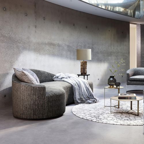 Modern Serpentine Sofa