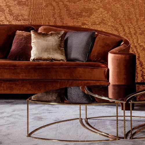 Bespoke Contemporary Curved Arm Sofa