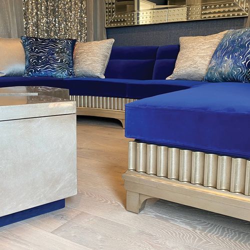 Modernist Curved Sofa