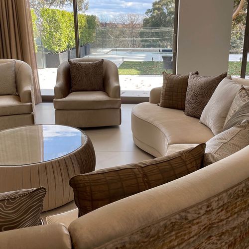 Mid Century Modern Swivel Tub Chairs