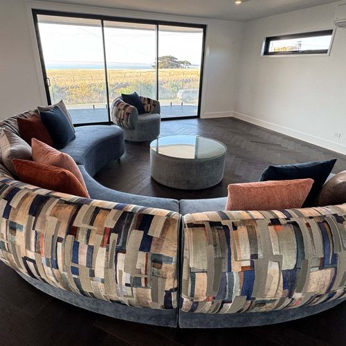 Modern Curved Modular Sofa