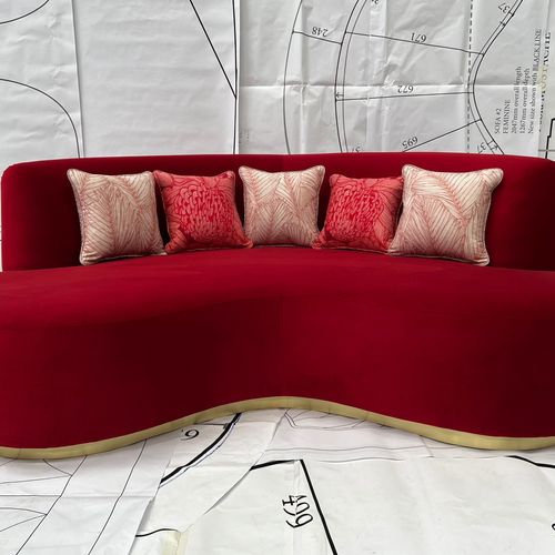 Mid Century Semi-Circle Sofa