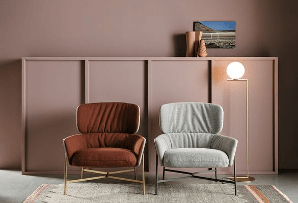 Caristo Low Back Fabric | Armchair