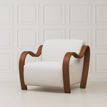 Clara Boucle Accent Chair