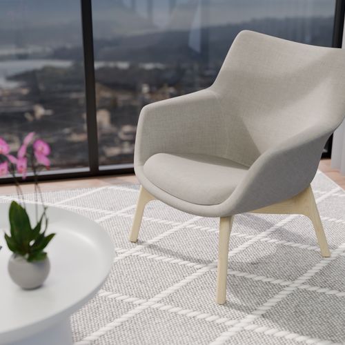 Flow Armchair - Light Grey