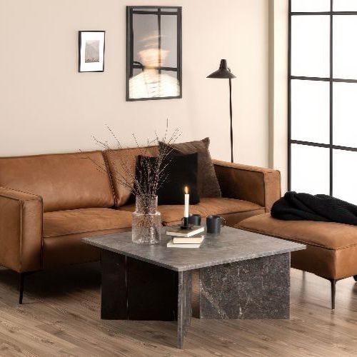 Enzo 3 Seat Sofa - Leather Mix