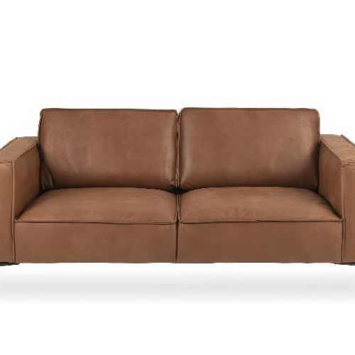 Enzo 2.5 Seat Sofa - Colorado Tan Leather Mix