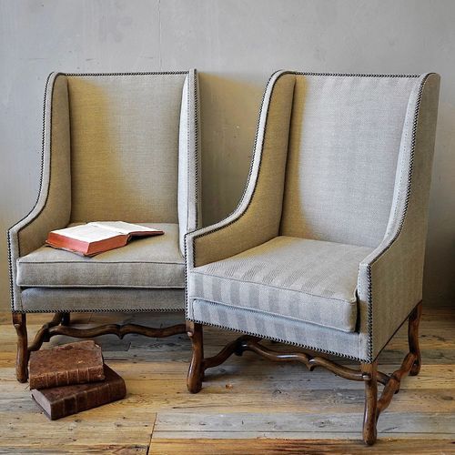 French Louis XIII Armchairs (Pair)