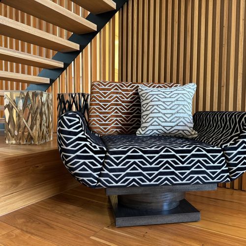 Mid Century Modern Curved Chair