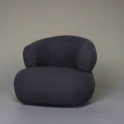Boucle Bubble Chair- Charcoal