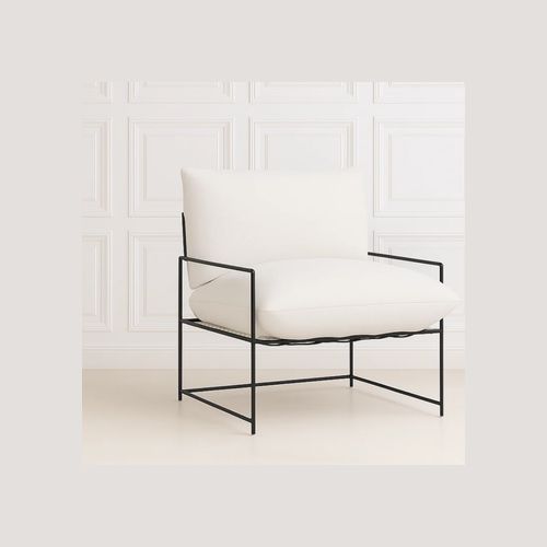 Sammy Boucle Sling Chair  | Off White