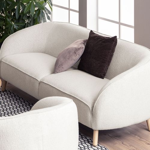 Willow 3 Seat Sofa - Ivory Cream