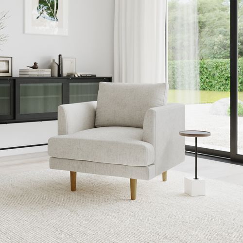 Jaspa Sofa Armchair | Biscuit Linen