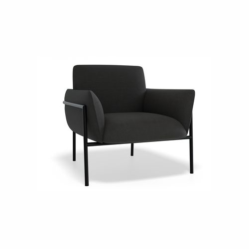 Charlie Single Seater Lounge Chair Storm Grey